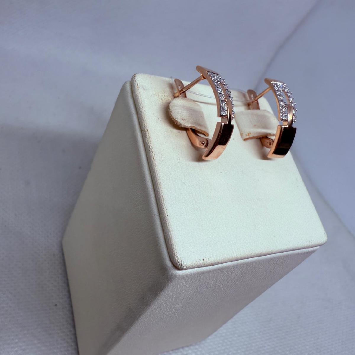 СЕРЬГИ С КАМНЯМИ (Au 585)