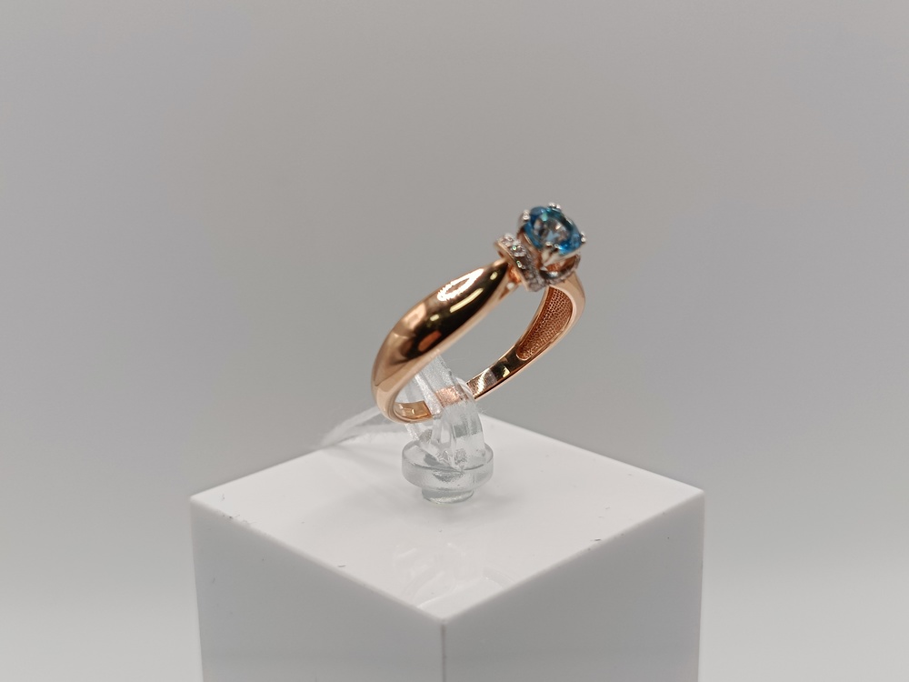 КОЛКМИ585 КОЛЬЦО С КАМНЯМИ (Au 585)