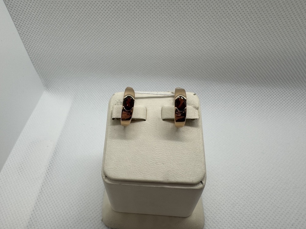 СЕРЬГИ С КАМНЕМ (Au 585)