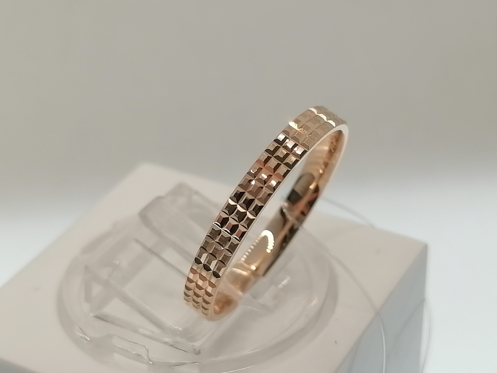 КОЛЬЦО ОБРУЧАЛЬНОЕ без камня (Au 585)