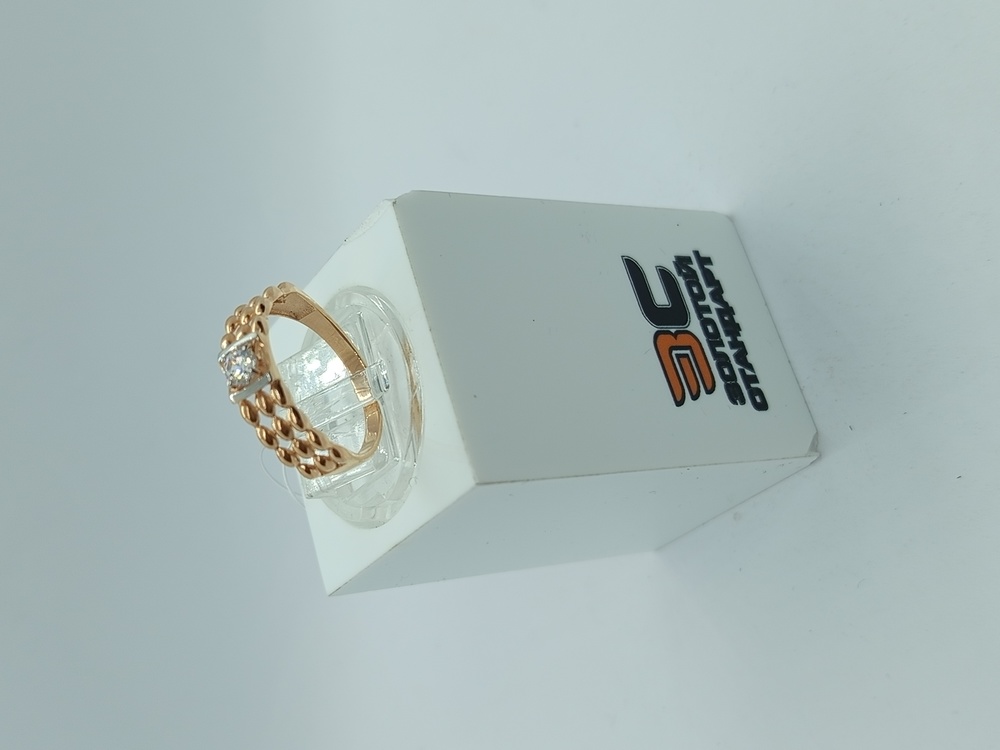 КОЛЬЦО С КАМНЕМ (Au 585)