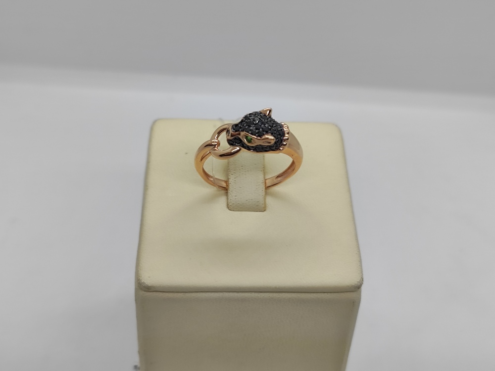 КОЛЬЦО С КАМНЯМИ (Au 585)