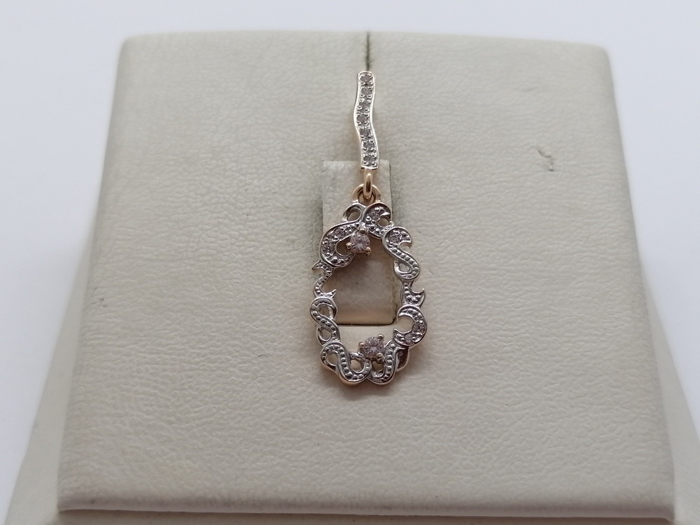 ПОДКМИ585 ПОДВЕСКА С КАМНЯМИ (Au 585)