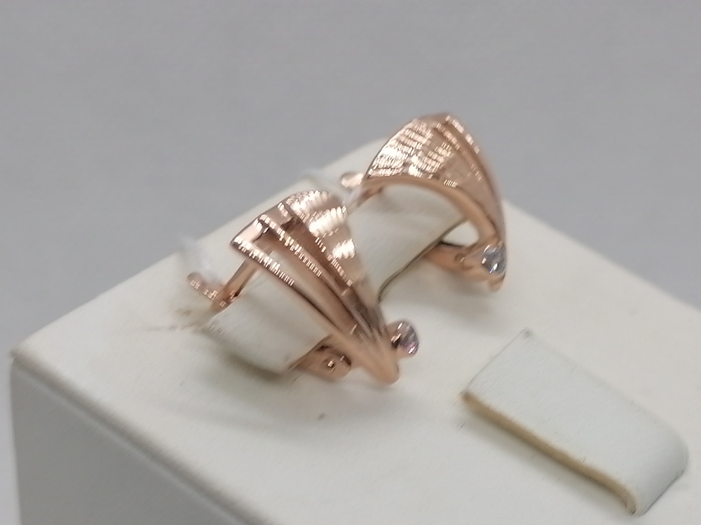 СЕРЬГИ С КАМНЕМ (Au 585)