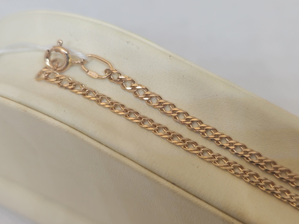 ЦЛР2585 ЦЕПЬ ПОЛНОВЕСНАЯ Ромб двойной (Au 585)