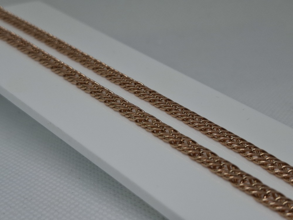 ЦЕПЬ ПОЛНОВЕСНАЯ Ромб тройной (Au 585)