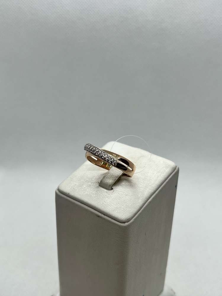 КОЛЬЦО С КАММНЯМИ (Au 585)