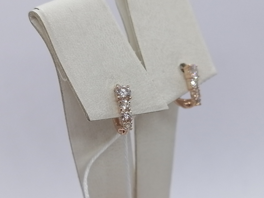 СЕРЬГИ БРИЛЛИАНТ (Au 585)