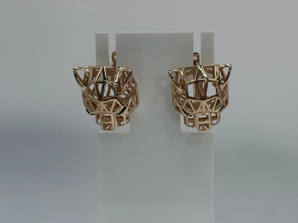 СЕРЬГИ С КАМНЯМИ (Au 585)