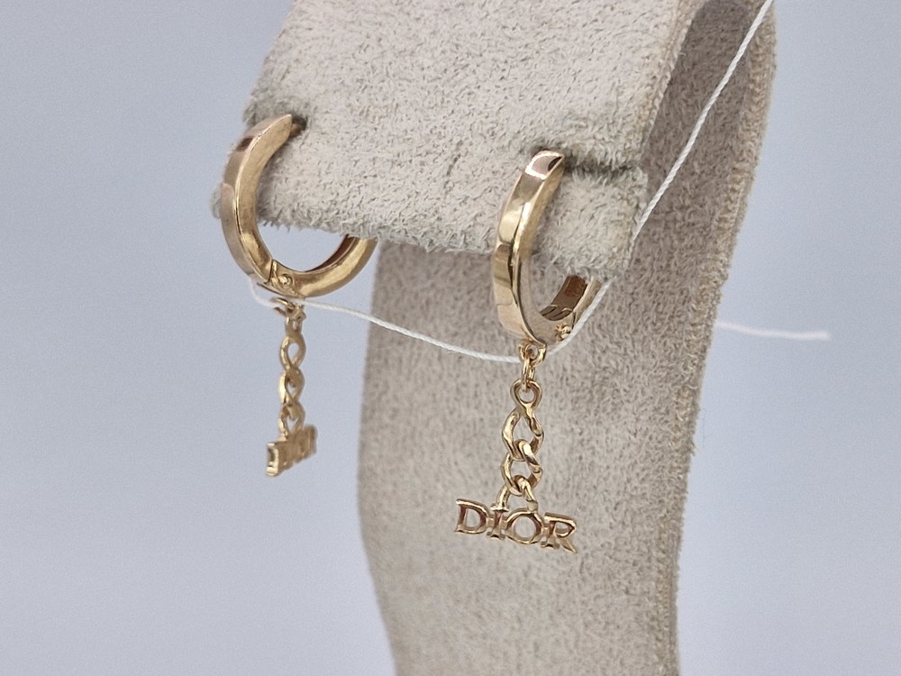 СБКМ585 СЕРЬГИ БЕЗ КАМНЯ (Au 585)