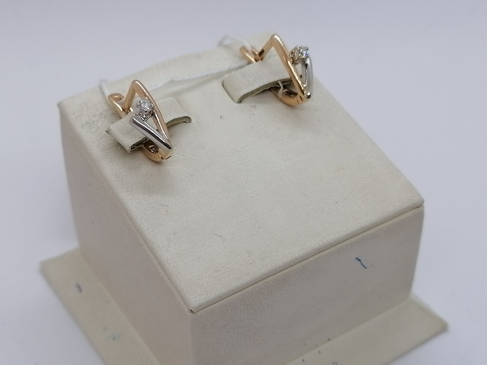 СЕРЬГИ БРИЛЛИАНТ (Au 585)