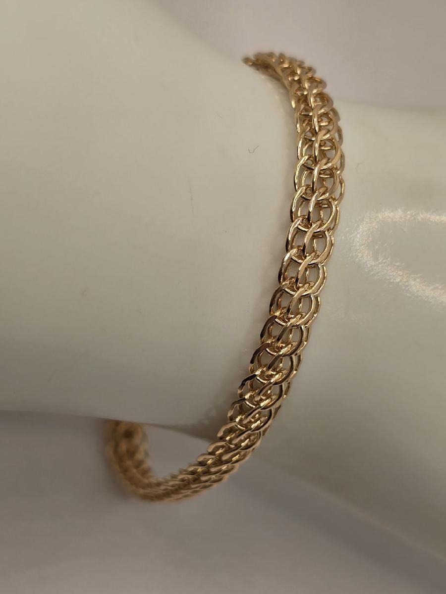 БРАСЛЕТ ПОЛНОВЕСНЫЙ Итальянка Au 585