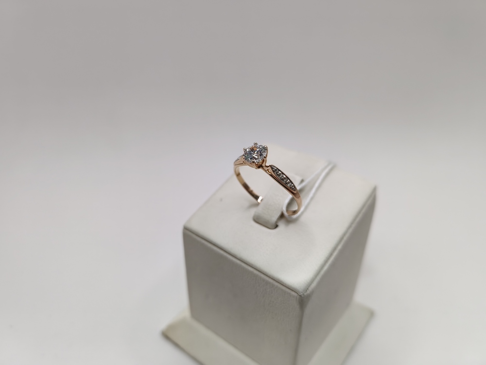 КОЛКМИ585 КОЛЬЦО С КАМНЯМИ (Au 585)