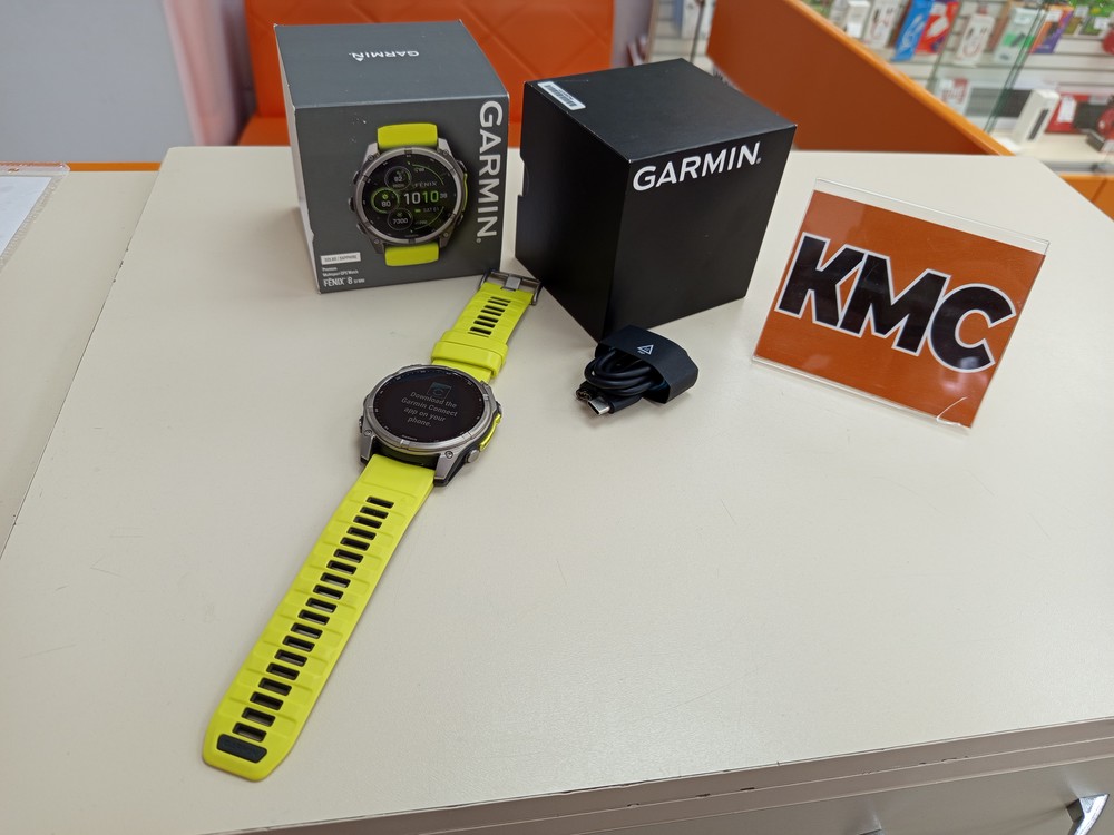 Смарт-часы Garmin Fenix 8 51 мм AMOLED Sapphire Titanium