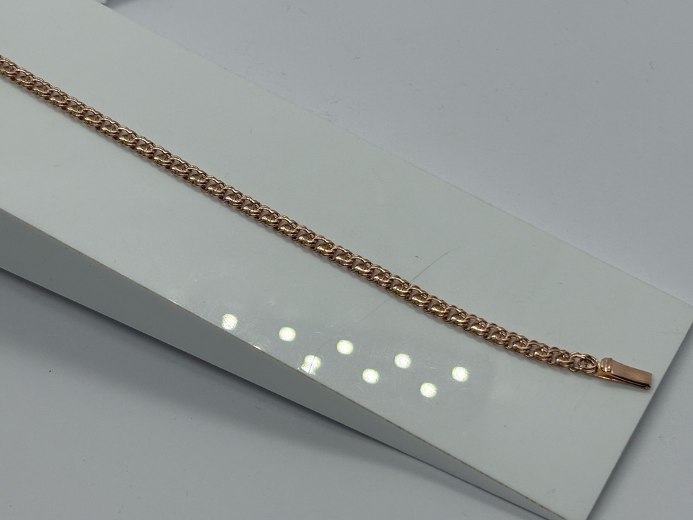 БРАСЛЕТ ПОЛНОВЕСНЫЙ Бисмарк арбский (Au 585)