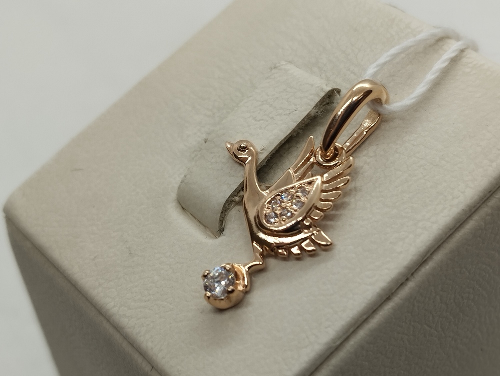 ПОДВЕСКА С КАМНЯМИ (Au 585)