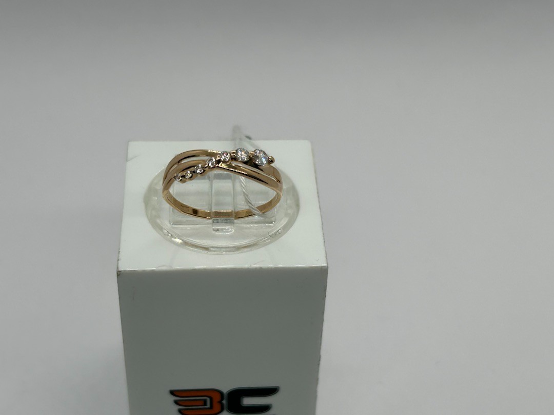 КОЛКМИ585 КОЛЬЦО С КАМНЯМИ (Au 585)