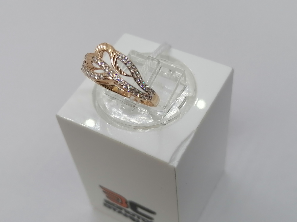 КОЛКМИ585 КОЛЬЦО С КАМНЯМИ (Au 585)