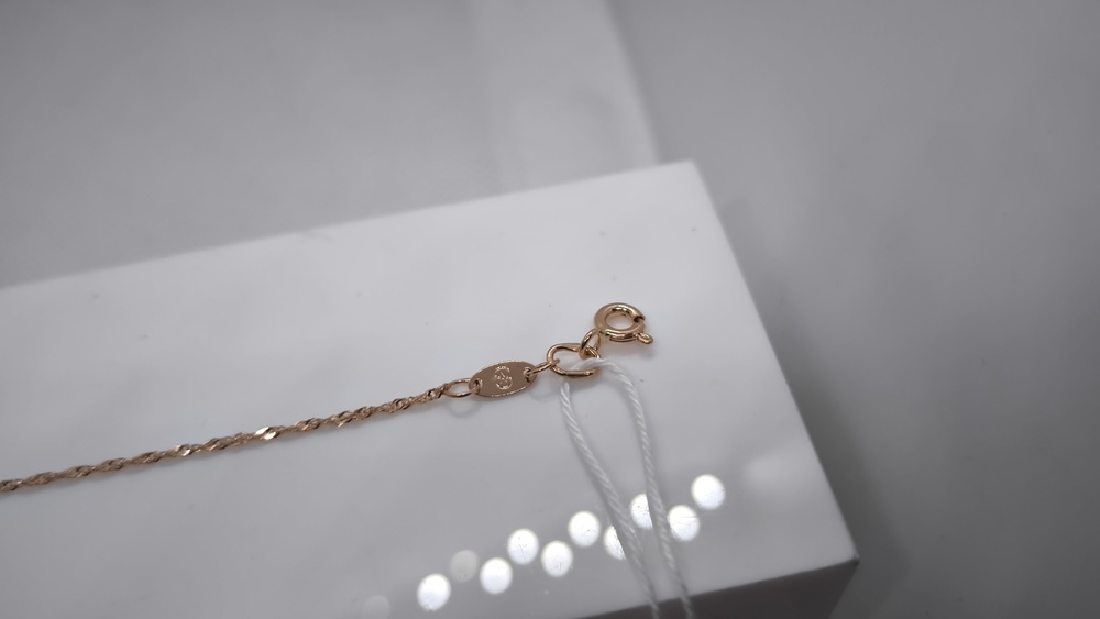 БРАСЛЕТ ПОЛНОВЕСНЫЙ Сингапур Au 585