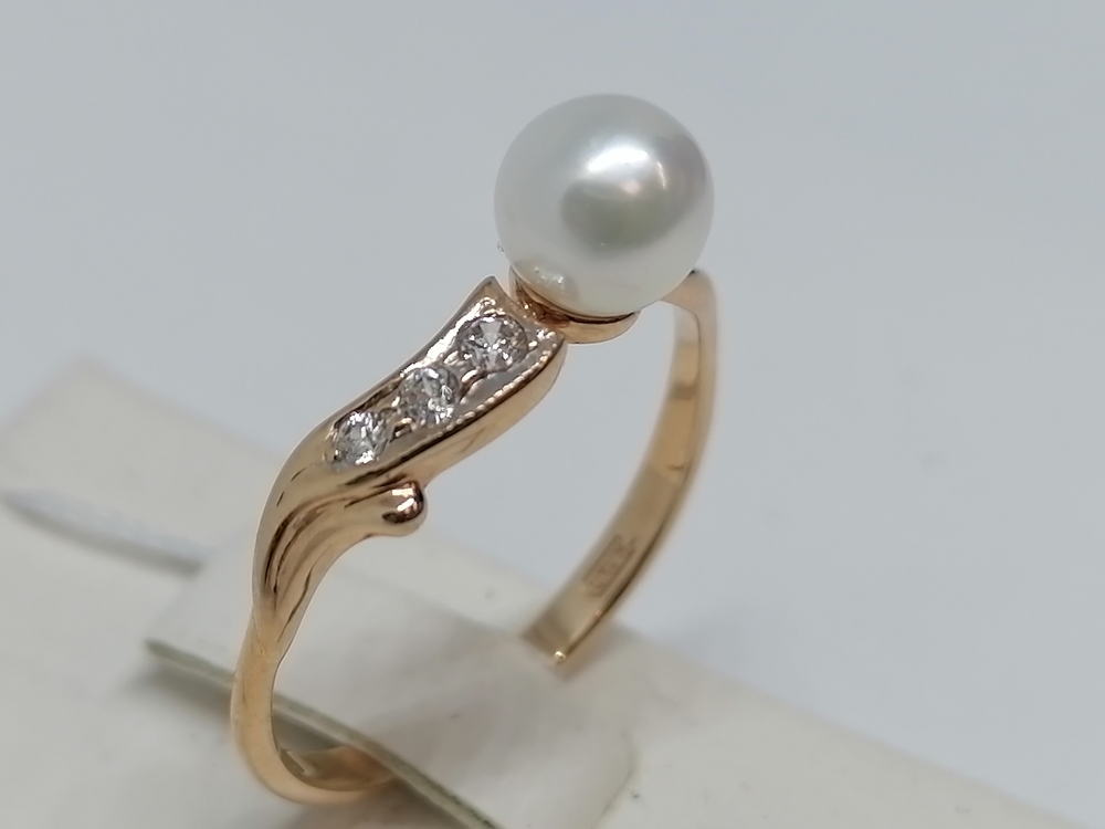 КОЛКМИ585 КОЛЬЦО С КАМНЯМИ (Au 585)