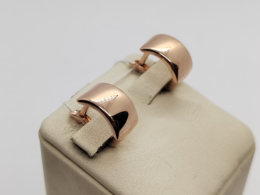 СЕРЬГИ БЕЗ КАМНЯ (Au 585)