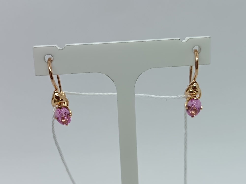 СЕРЬГИ С КАМНЕМ (Au 583)