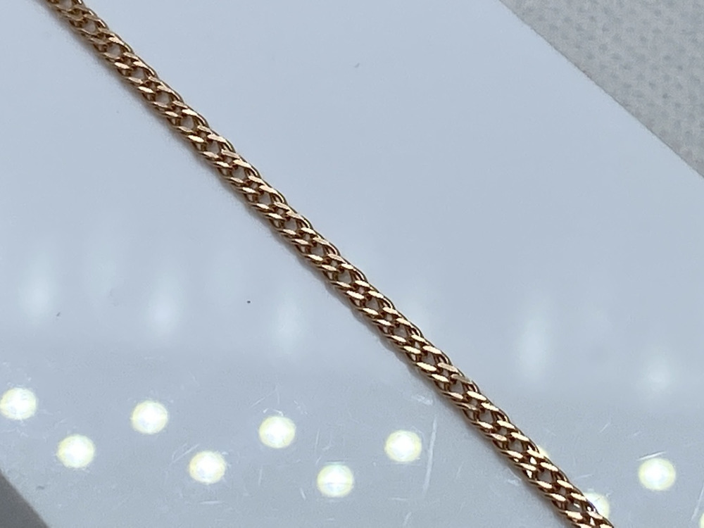 БРАСЛЕТ ПОЛНОВЕСНЫЙ Ромб тройной Au 585