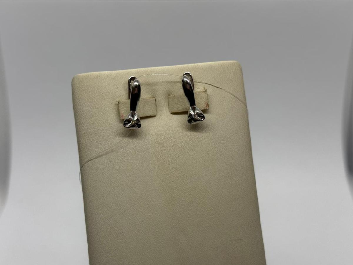 СЕРЬГИ БРИЛЛИАНТ (Ag 925)