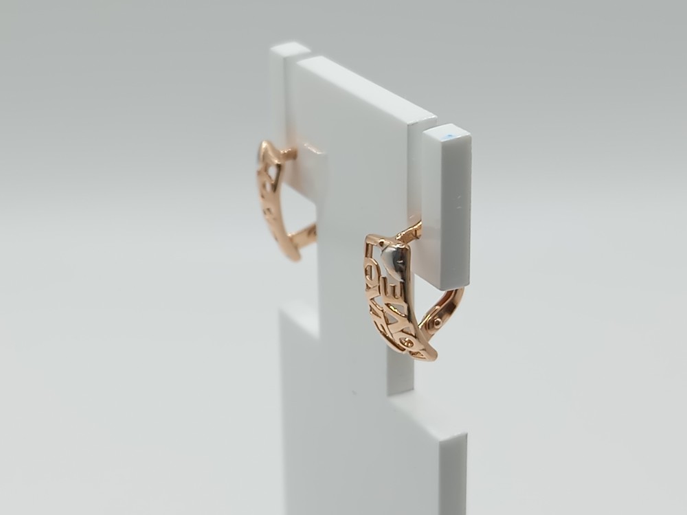 СЕРЬГИ БЕЗ КАМНЯ (Au 585)