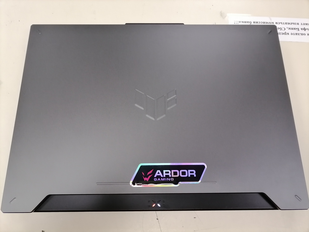 Ноутбук ASUS A15; Ryzen 5 7535HS, Geforce RTX 4060, 16 Гб, 500 Гб, Нет