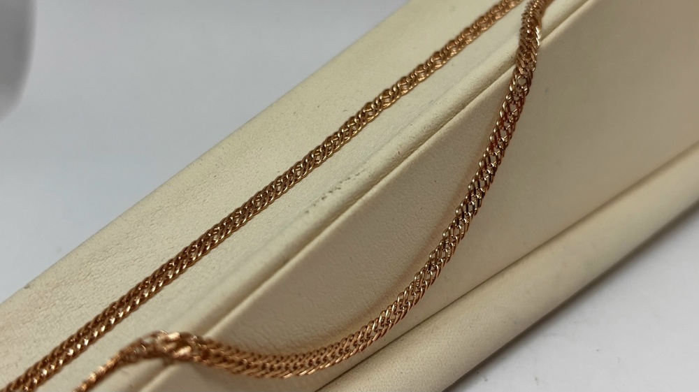 ЦЕПЬ ПОЛНОВЕСНАЯ Ромб тройной (Au 585)