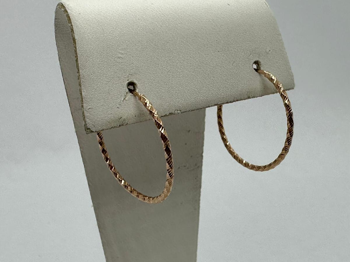 СКОН585 СЕРЬГИ КОНГО (Au 585)