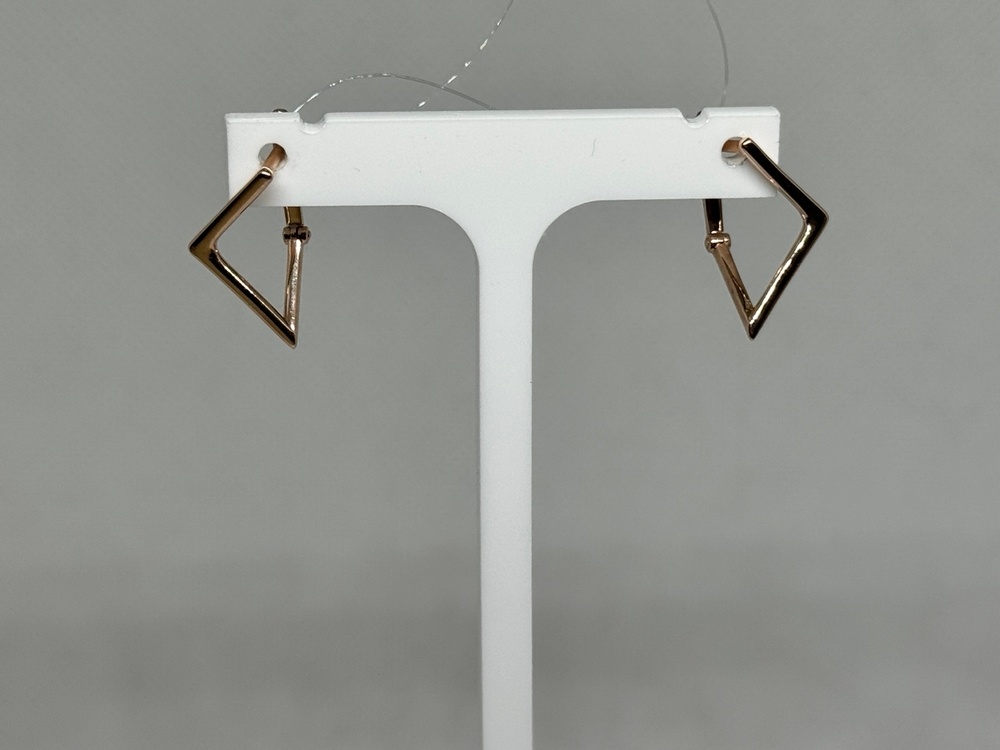 С10013920 СЕРЬГИ БЕЗ КАМНЯ (Au 585)