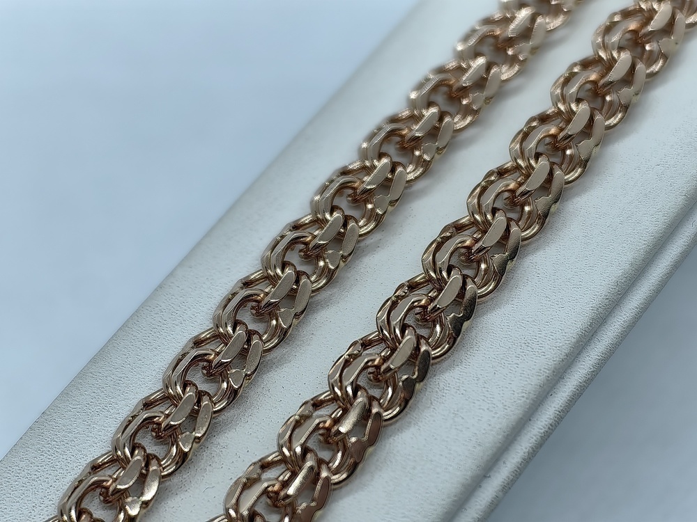 ЦЕПЬ ПОЛНОВЕСНАЯ Бисмарк (Au 585)