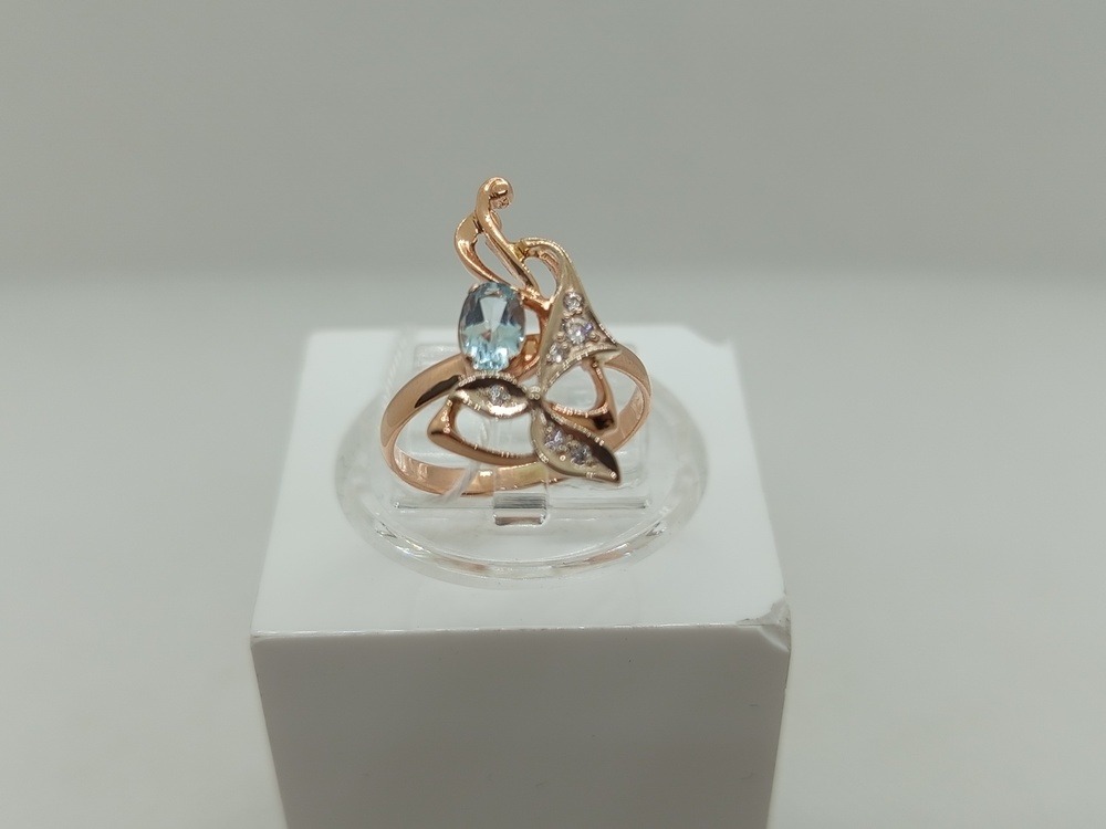 КОЛКМИ585 КОЛЬЦО С КАМНЯМИ (Au 585)