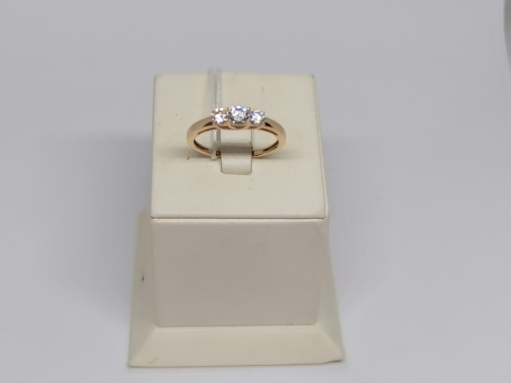 КОЛКМИ585 КОЛЬЦО С КАМНЯМИ (Au 585)