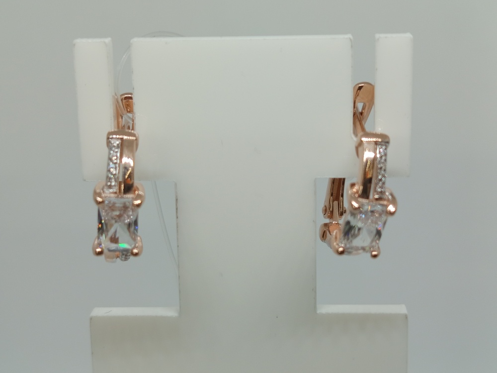 СЕРЬГИ С КАМНЯМИ (Au 585)