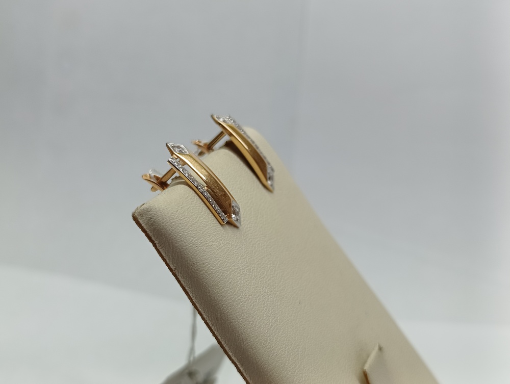 СЕРЬГИ С КАМНЯМИ (Au 585)