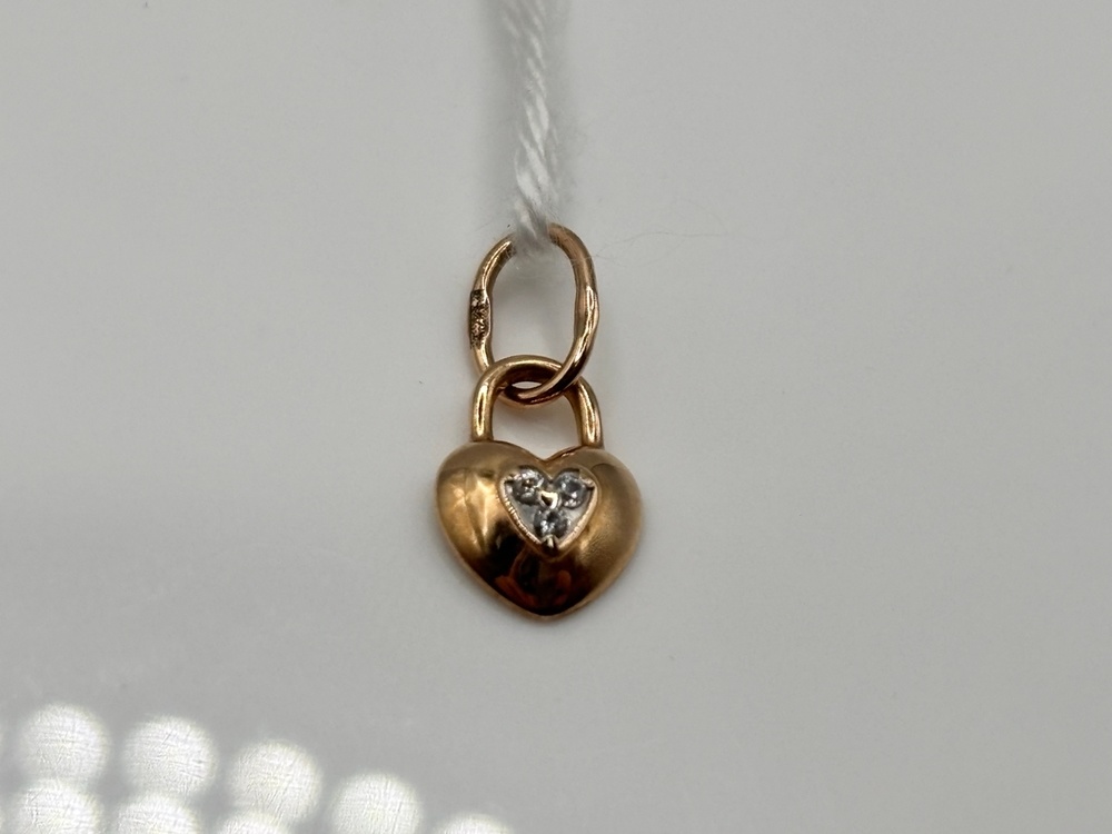 ПОДКМИ585 ПОДВЕСКА С КАМНЯМИ (Au 585)