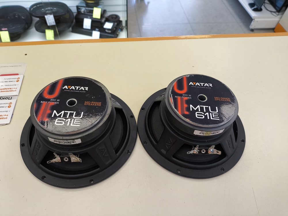 Автоакустика передняя Avatar MTU-61LE