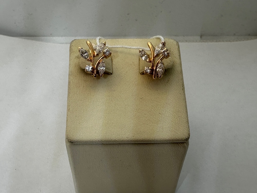 СЕРЬГИ С КАМНЯМИ (Au 585)