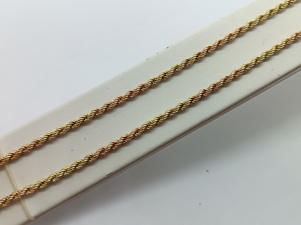 ЦЕПЬ ПОЛНОВЕСНАЯ Веревка (Au 585)