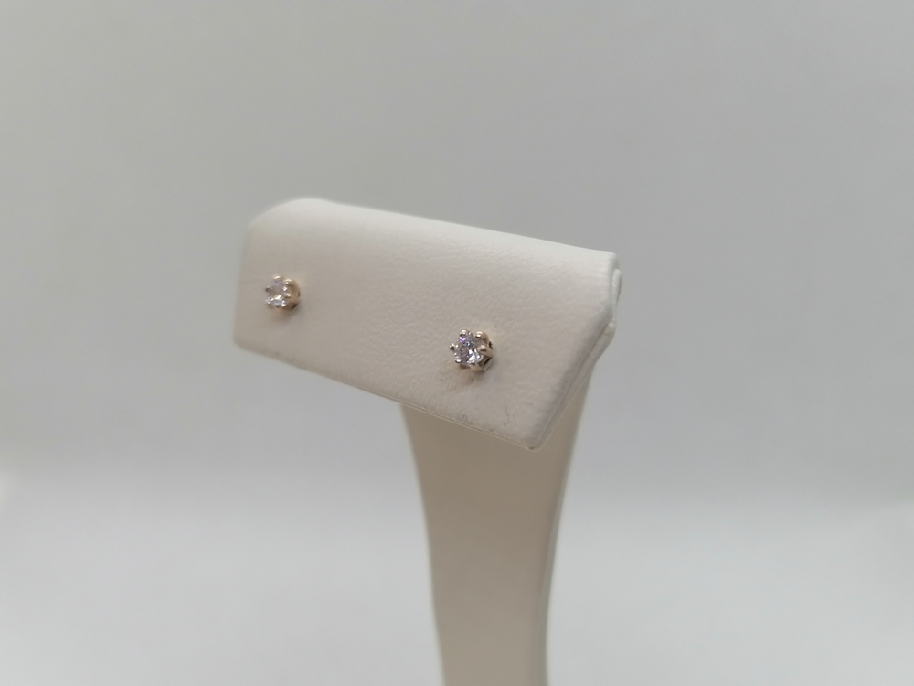 СПУС585 СЕРЬГИ ПУСЕТЫ (Au 585)