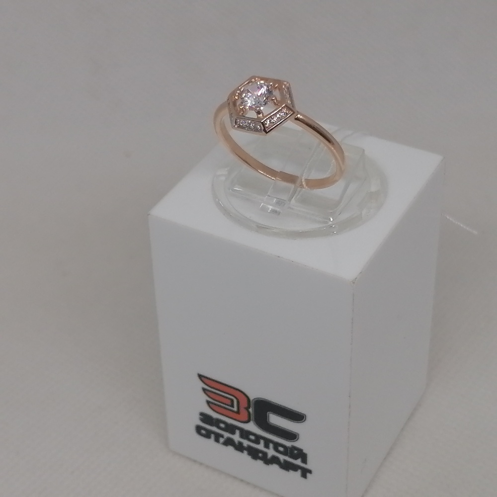 КОЛКМИ585 КОЛЬЦО С КАМНЯМИ (Au 585)