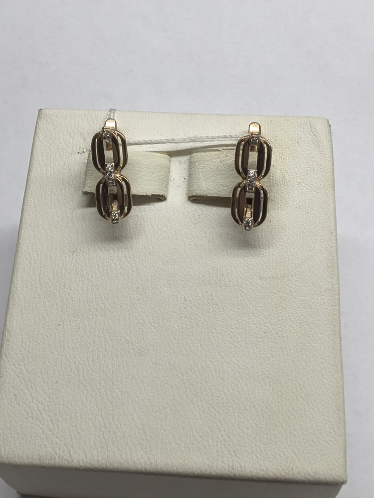 СЕРЬГИ С КАМНЯМИ (Au 585)