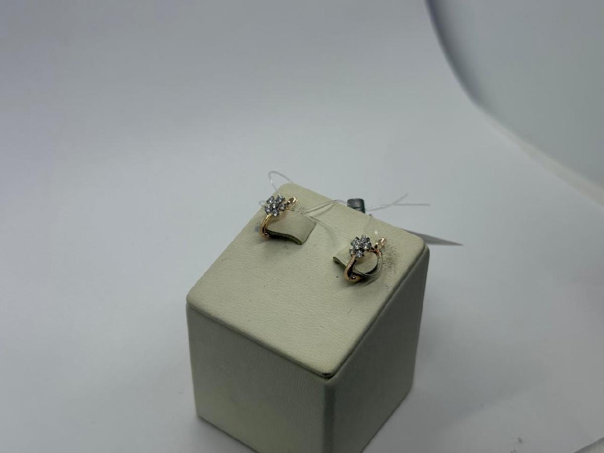 СЕРЬГИ С КАМНЯМИ (Au 585)