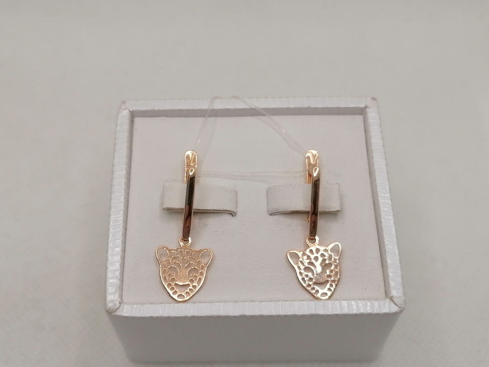 СЕРЬГИ БЕЗ КАМНЯ (Au 585)