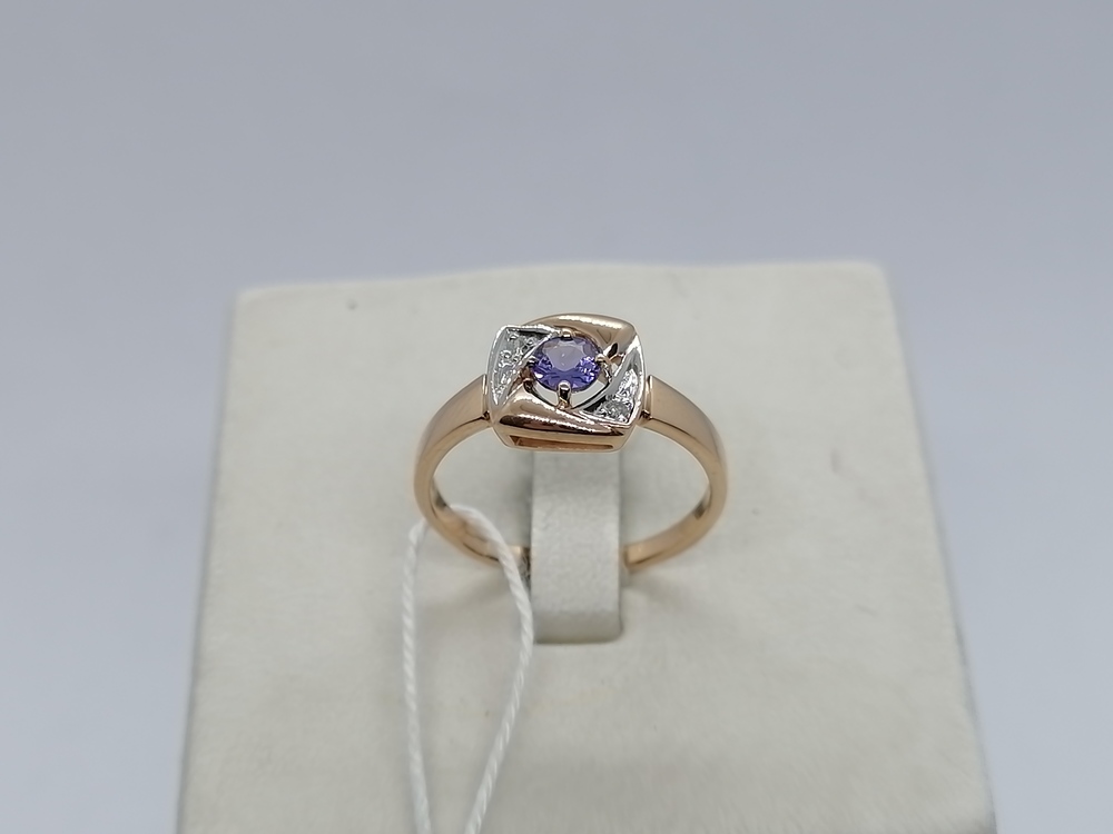 КОЛЬЦО БРИЛЛИАНТ Au 585