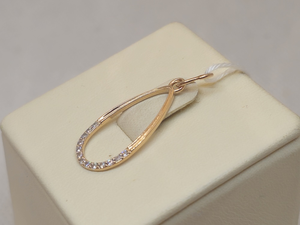 ПОДКМИ585 ПОДВЕСКА С КАМНЯМИ (Au 585)