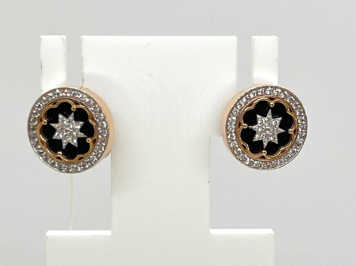 СЕРЬГИ С КАМНЯМИ (Au 585)